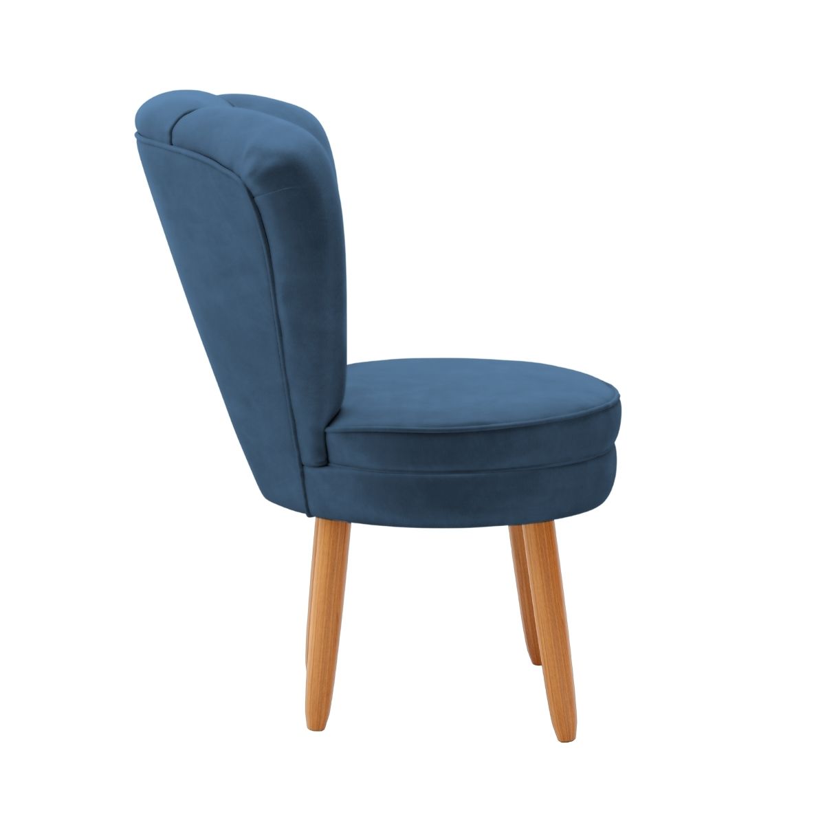 Kit 3 Poltronas Estofada para Sala de Jantar Confortável Tecido Veludo MOBLAN decor
