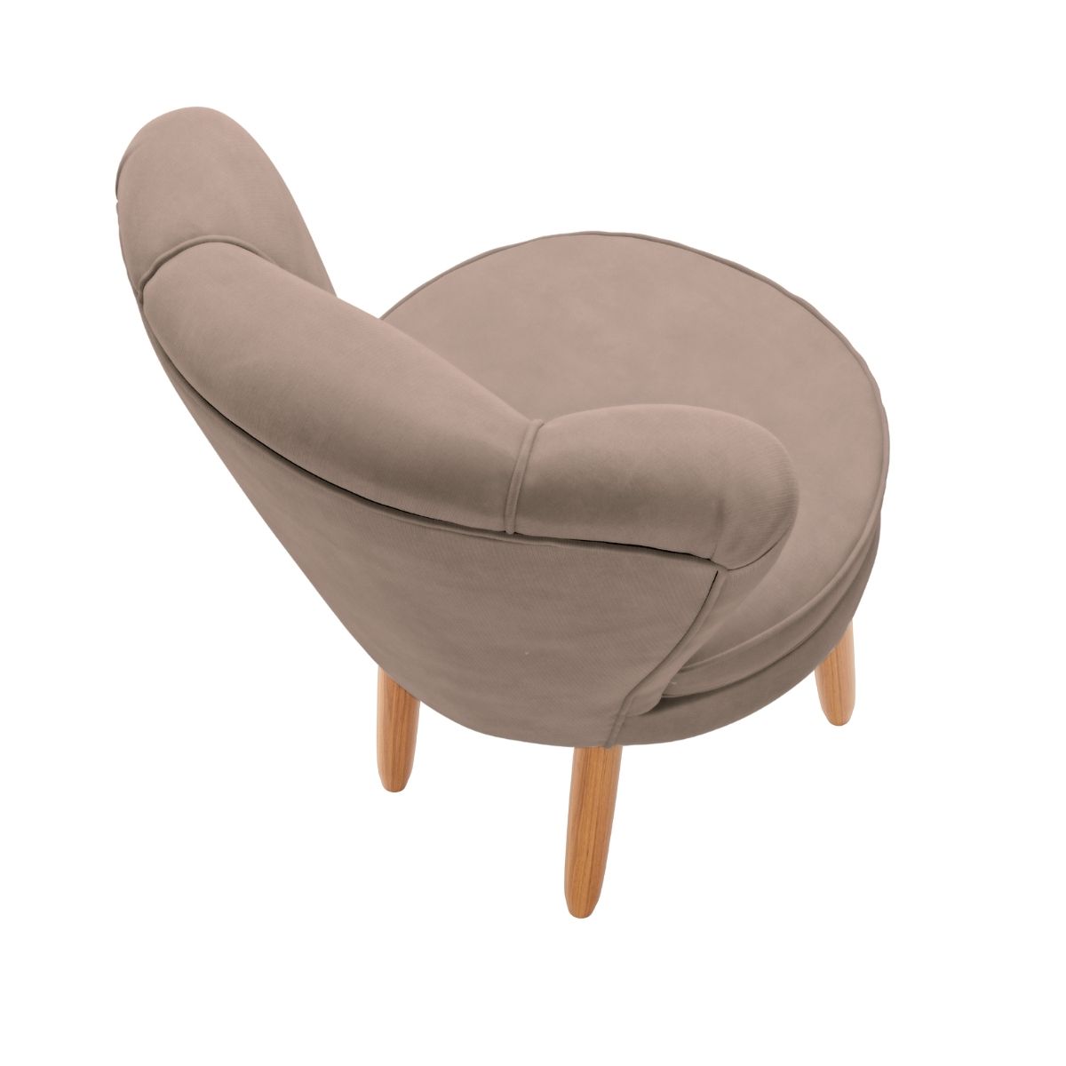 Kit 3 Poltronas Estofada para Sala de Jantar Confortável Tecido Veludo MOBLAN decor