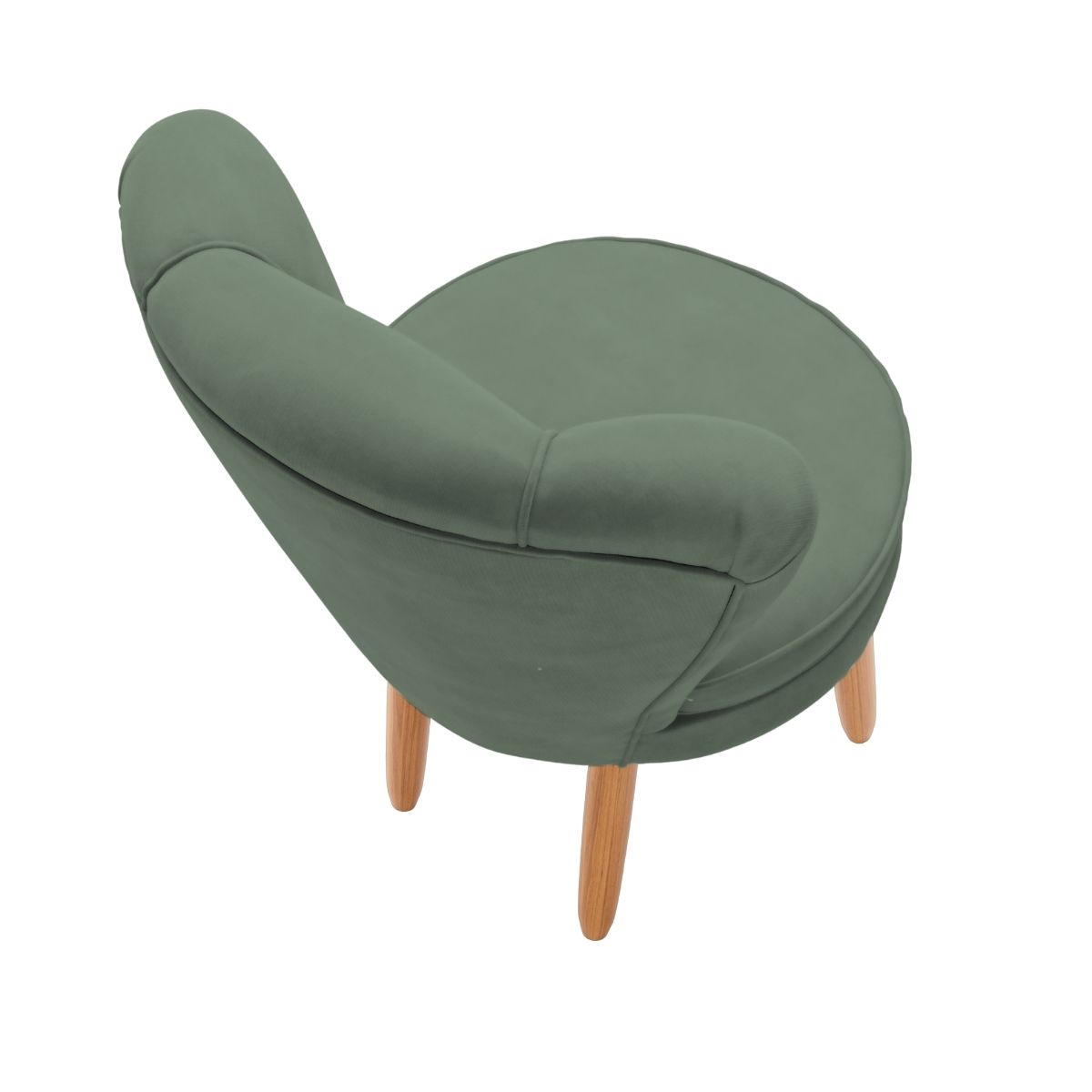 Kit 3 Poltronas Estofada para Sala de Jantar Confortável Tecido Veludo MOBLAN decor