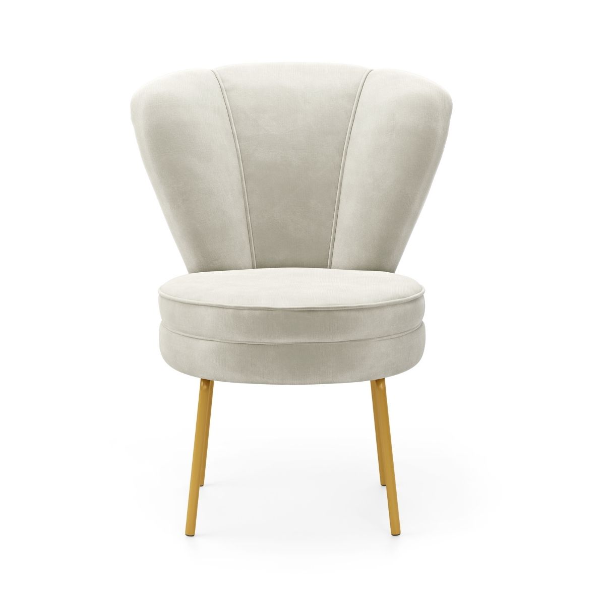 Kit 4 Cadeiras Estofada para Recepção Moderna Sala de Espera Tecido Veludo Ergonômica MOBLAN decor