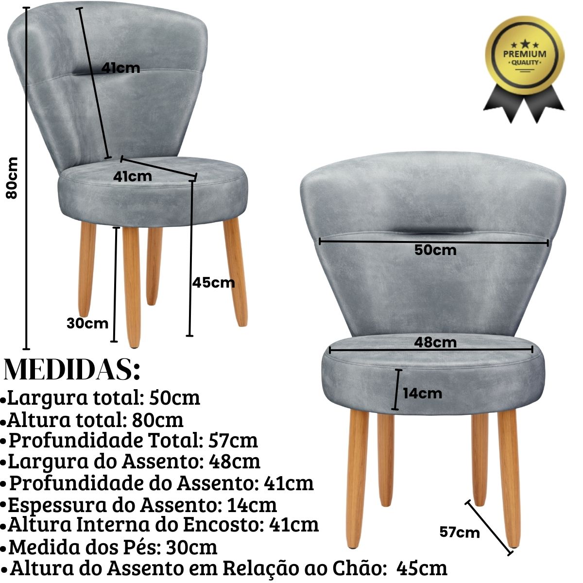 Kit 4 Cadeiras Moderna para Cozinha Recepção Camarim Tecido Veludo Confortável