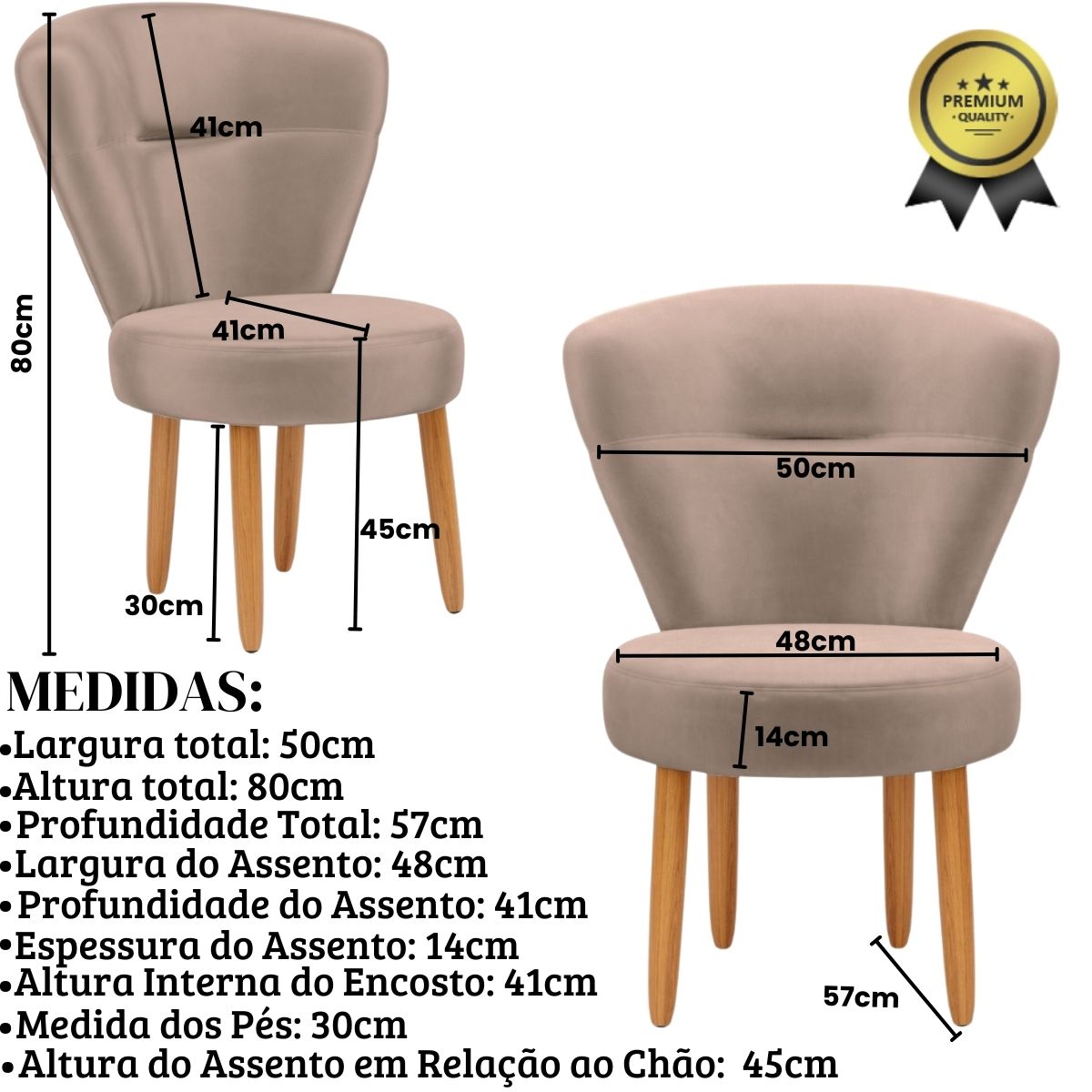 Kit 4 Cadeiras Moderna para Cozinha Recepção Camarim Tecido Veludo Confortável