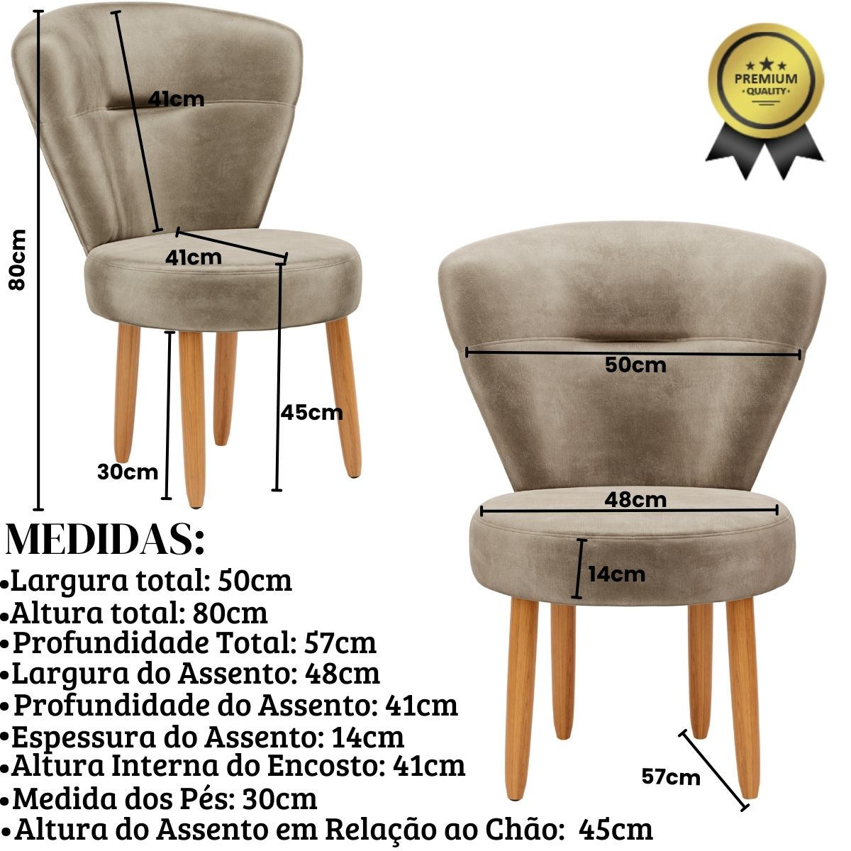 Kit 4 Cadeiras Moderna para Cozinha Recepção Camarim Tecido Veludo Confortável