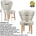 Kit 4 Cadeiras Moderna para Cozinha Recepção Camarim Tecido Veludo Confortável