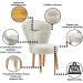 Kit 4 Cadeiras Moderna para Cozinha Recepção Camarim Tecido Veludo Confortável