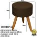 Kit Conforto Sala 1 Sofá Namoradeira 2 Poltronas 1 Puff Luxo MOBLAN decor