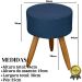 Kit Conforto Sala 1 Sofá Namoradeira 2 Poltronas 1 Puff Luxo MOBLAN decor