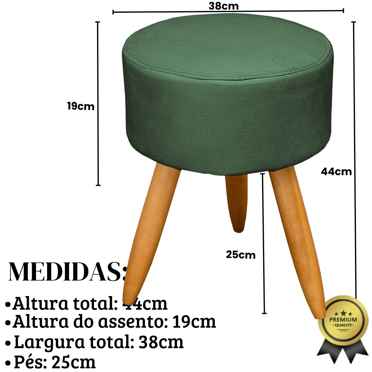 Kit Conforto Sala 1 Sofá Namoradeira 2 Poltronas 1 Puff Luxo MOBLAN decor