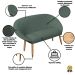 Kit Recepção Sofá com 2 Poltronas Para Sala de Estar Luxo MOBLAN decor
