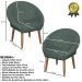 Kit Recepção Sofá com 2 Poltronas Para Sala de Estar Luxo MOBLAN decor