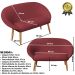 Kit Recepção Sofá com 2 Poltronas Para Sala de Estar Luxo MOBLAN decor