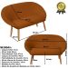 Kit Recepção Sofá com 2 Poltronas Para Sala de Estar Luxo MOBLAN decor