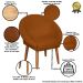 Kit Recepção Sofá com 2 Poltronas Para Sala de Estar Luxo MOBLAN decor