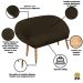 Kit Recepção Sofá com 2 Poltronas Para Sala de Estar Luxo MOBLAN decor