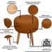 Kit Recepção Sofá com 2 Poltronas Para Sala de Estar Luxo MOBLAN decor