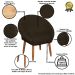 Kit Recepção Sofá com 2 Poltronas Para Sala de Estar Luxo MOBLAN decor