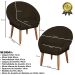 Kit Recepção Sofá com 2 Poltronas Para Sala de Estar Luxo MOBLAN decor