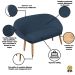 Kit Recepção Sofá com 2 Poltronas Para Sala de Estar Luxo MOBLAN decor