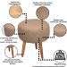 Kit Recepção Sofá com 2 Poltronas Para Sala de Estar Luxo MOBLAN decor