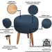 Kit Recepção Sofá com 2 Poltronas Para Sala de Estar Luxo MOBLAN decor