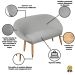 Kit Recepção Sofá com 2 Poltronas Para Sala de Estar Luxo MOBLAN decor
