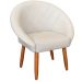 Poltrona Decorativa Corino Moderna para Sala de Estar Recepção Reforçada MOBLAN decor
