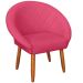 Poltrona Decorativa Corino Moderna para Sala de Estar Recepção Reforçada MOBLAN decor