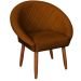 Poltrona Decorativa Corino Moderna para Sala de Estar Recepção Reforçada MOBLAN decor