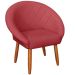 Poltrona Decorativa Corino Moderna para Sala de Estar Recepção Reforçada MOBLAN decor