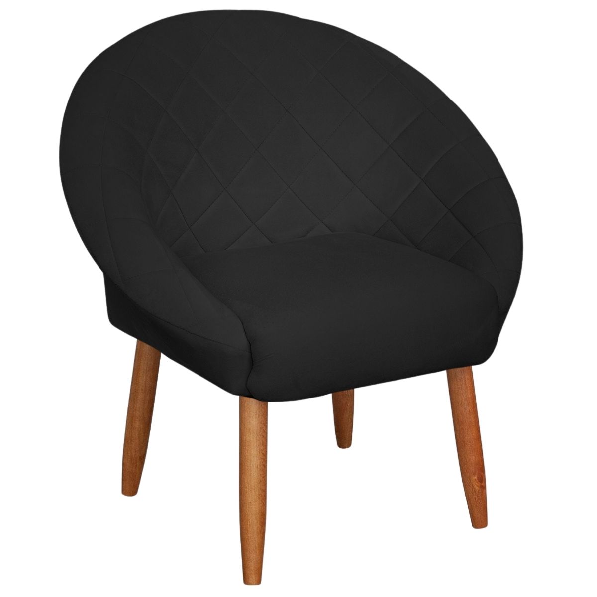 Poltrona Decorativa Moderna para Sala de Estar Recepção Reforçada MOBLAN decor