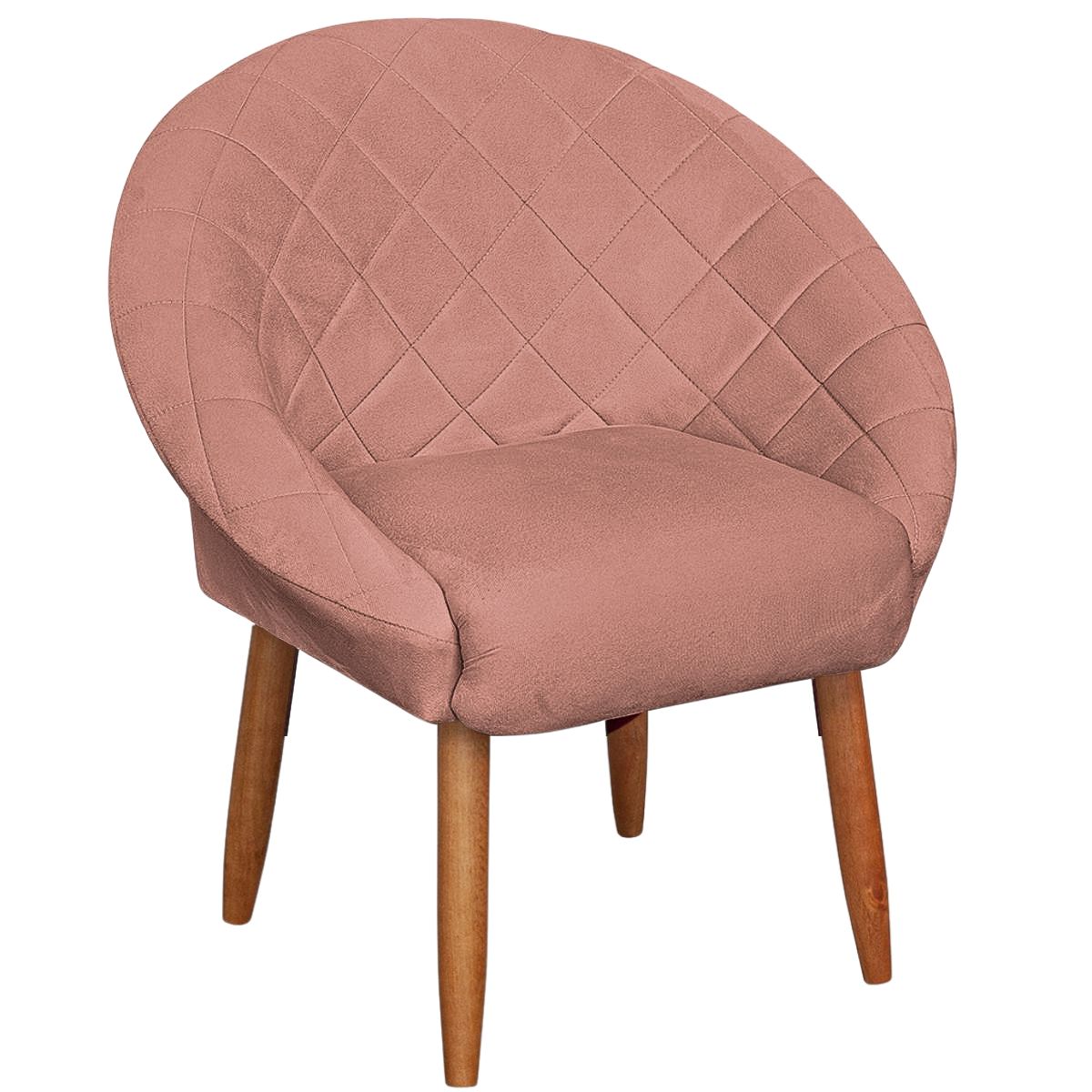 Poltrona Decorativa Moderna para Sala de Estar Recepção Reforçada MOBLAN decor