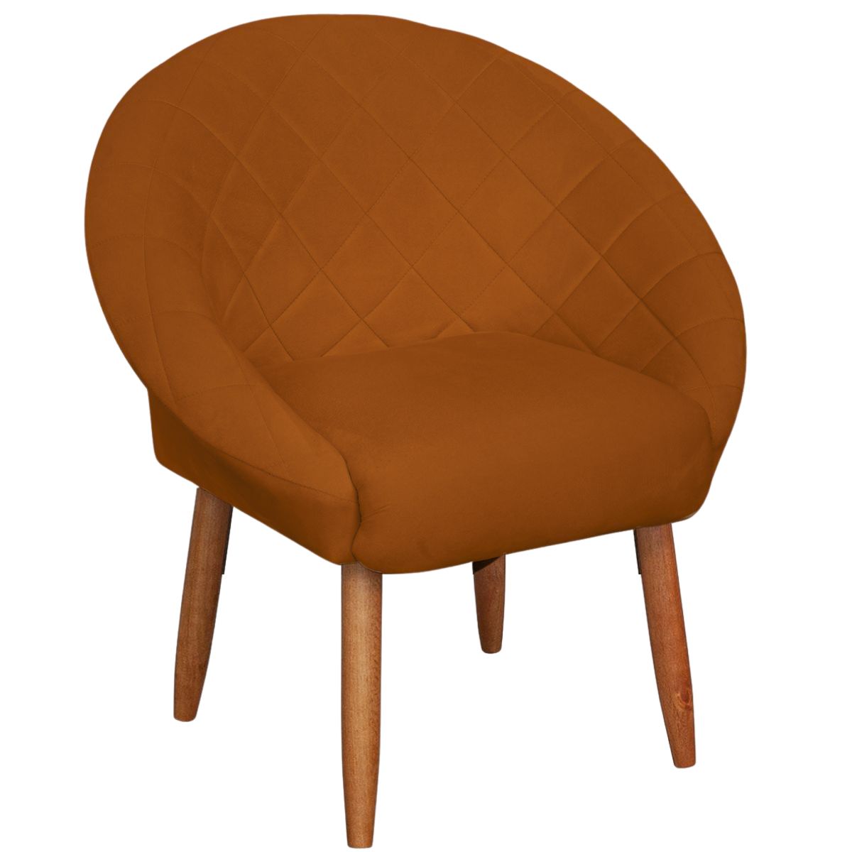 Poltrona Decorativa Moderna para Sala de Estar Recepção Reforçada MOBLAN decor