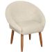 Poltrona Decorativa Moderna para Sala de Estar Recepção Reforçada MOBLAN decor