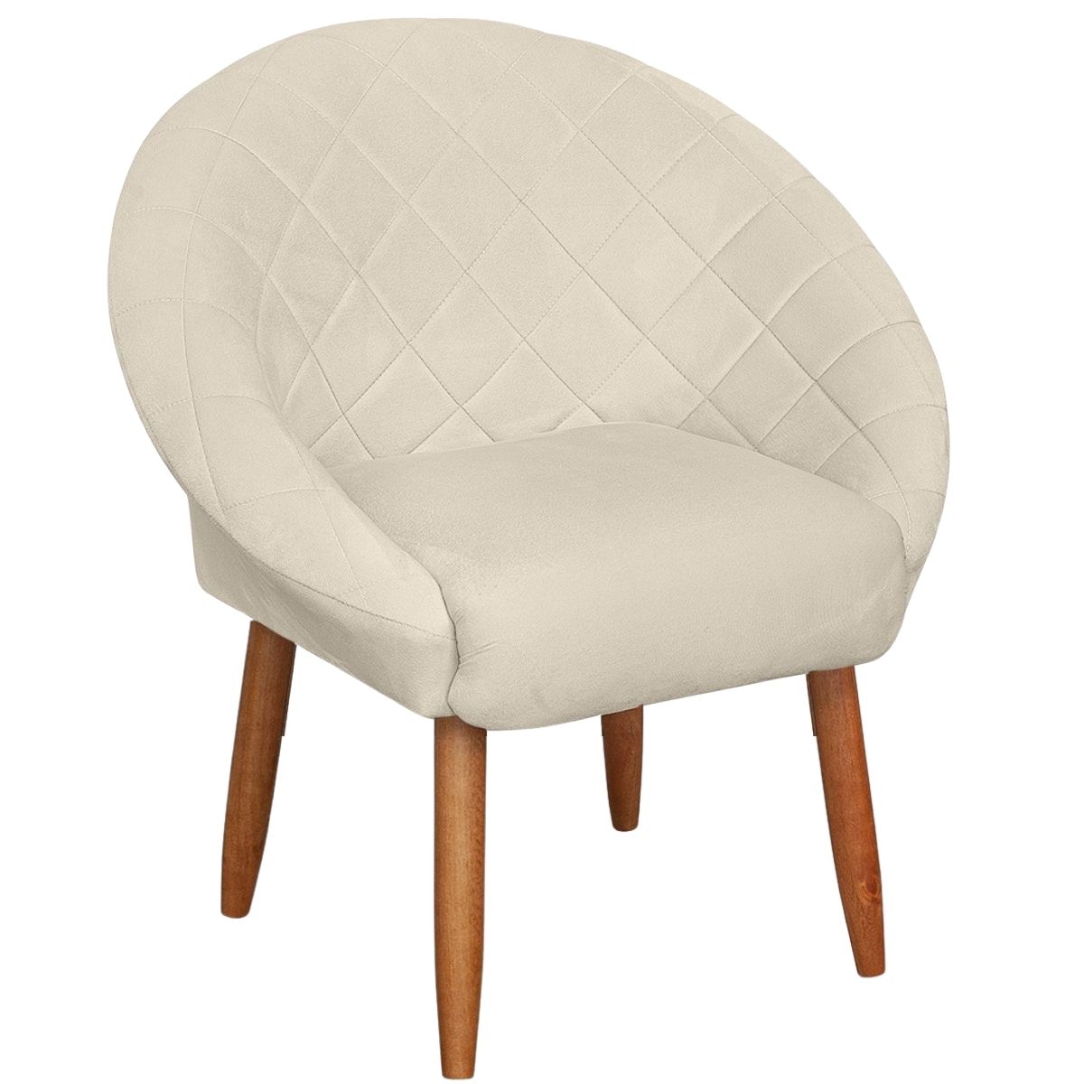 Poltrona Decorativa Moderna para Sala de Estar Recepção Reforçada MOBLAN decor