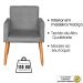 Poltrona Resistente para Recepção Confortável Escritório MOBLAN decor