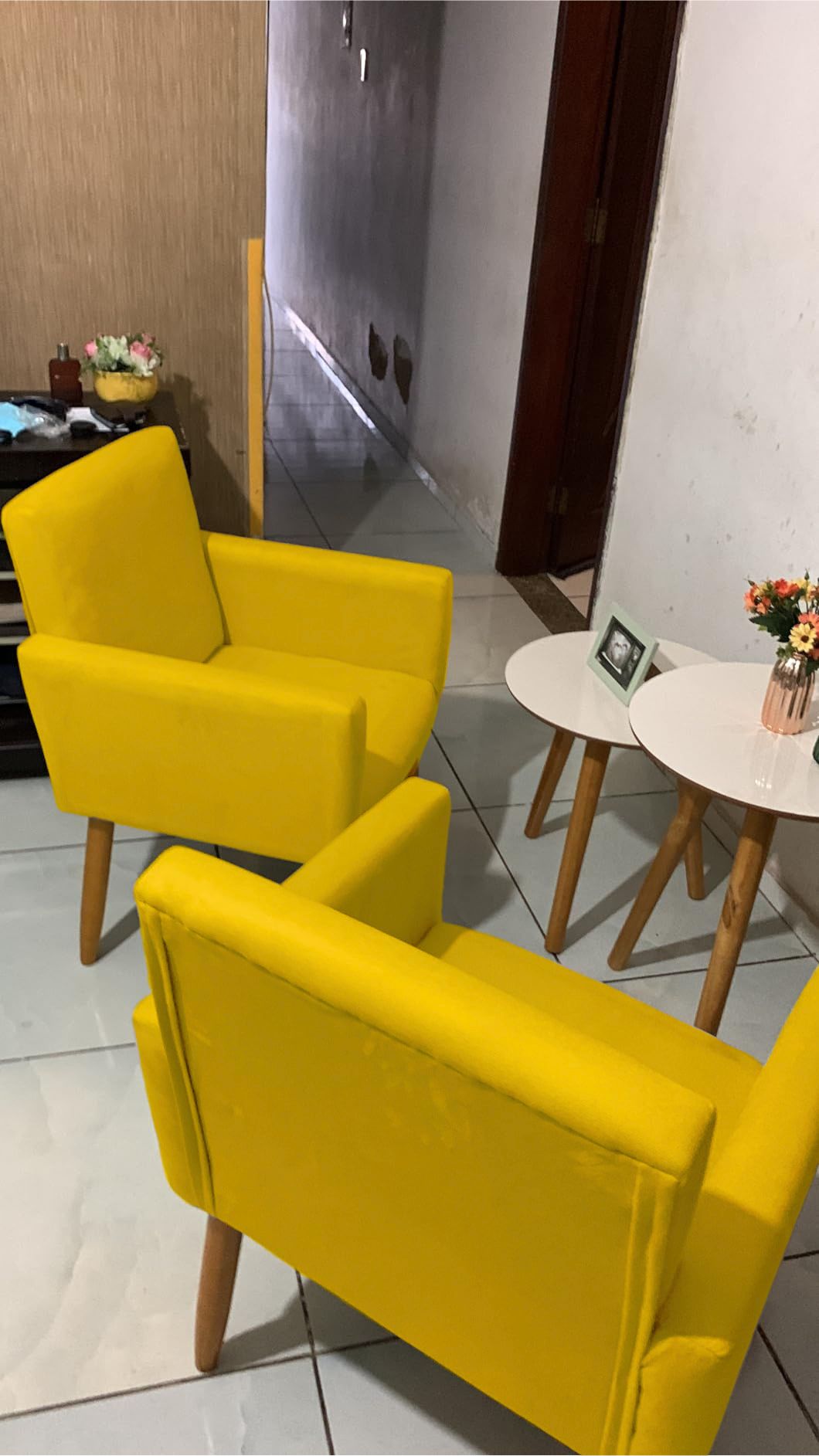 Poltrona Resistente para Recepção Confortável Escritório MOBLAN decor