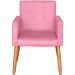 Poltrona Resistente para Recepção Confortável Escritório MOBLAN decor