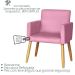 Poltrona Resistente para Recepção Confortável Escritório MOBLAN decor