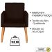 Poltrona Resistente para Recepção Confortável Escritório MOBLAN decor