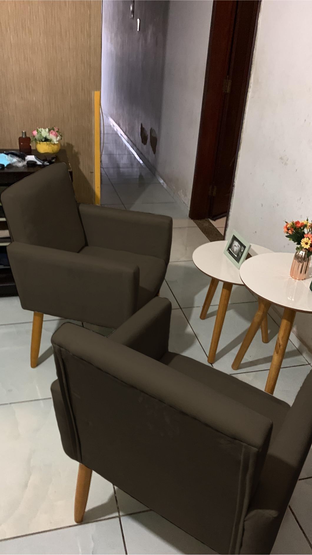 Poltrona Resistente para Recepção Confortável Escritório MOBLAN decor