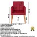 Poltrona Resistente para Recepção Confortável Escritório MOBLAN decor