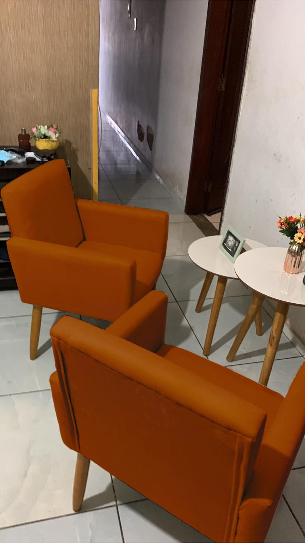 Poltrona Resistente para Recepção Confortável Escritório MOBLAN decor