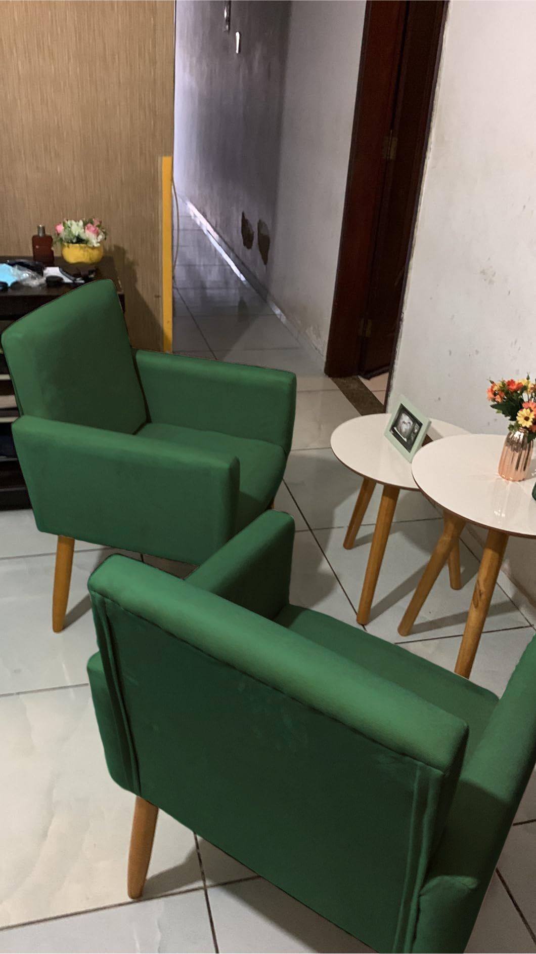 Poltrona Resistente para Recepção Confortável Escritório MOBLAN decor