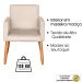 Poltrona Resistente para Recepção Confortável Escritório MOBLAN decor