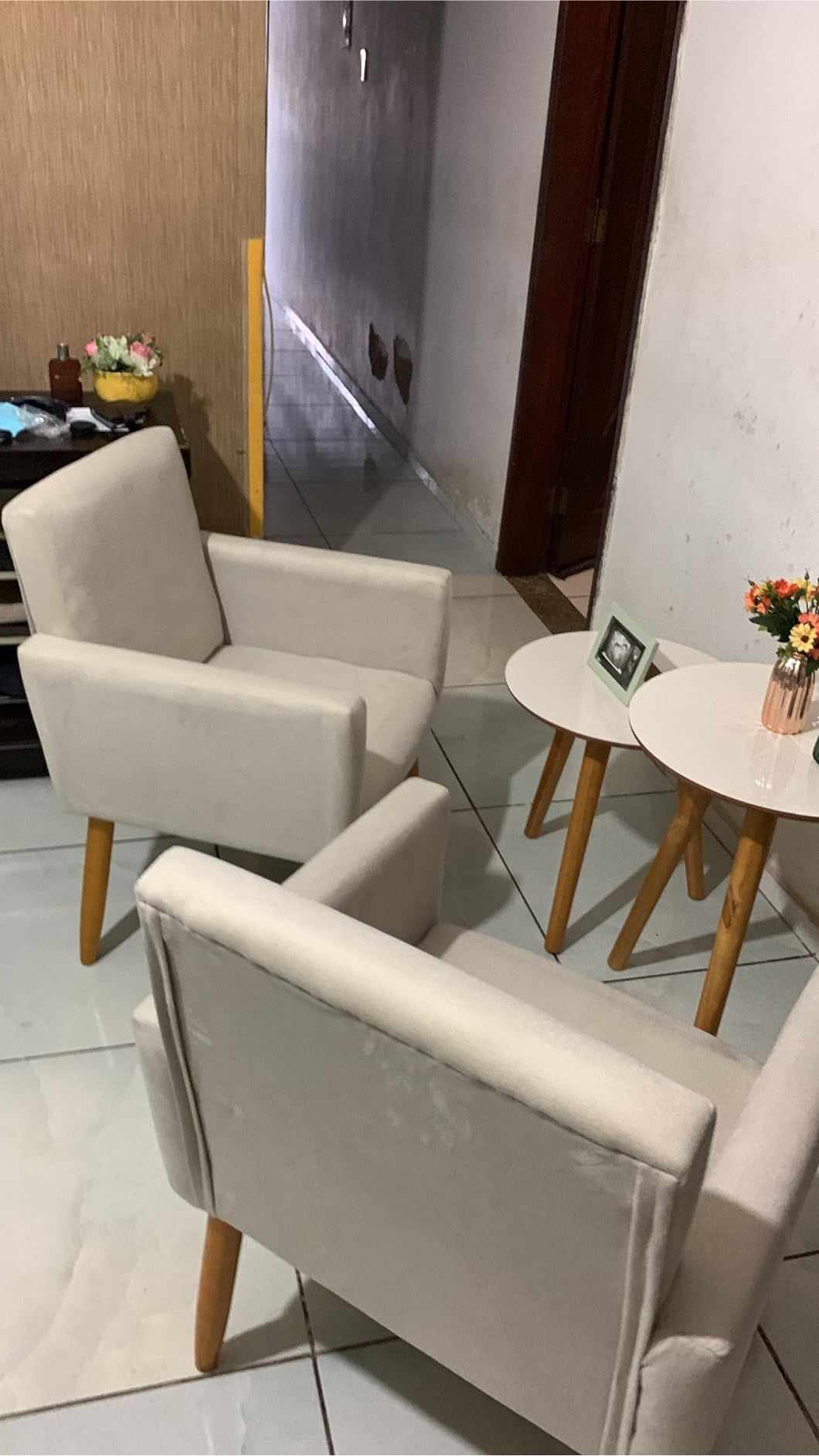 Poltrona Resistente para Recepção Confortável Escritório MOBLAN decor