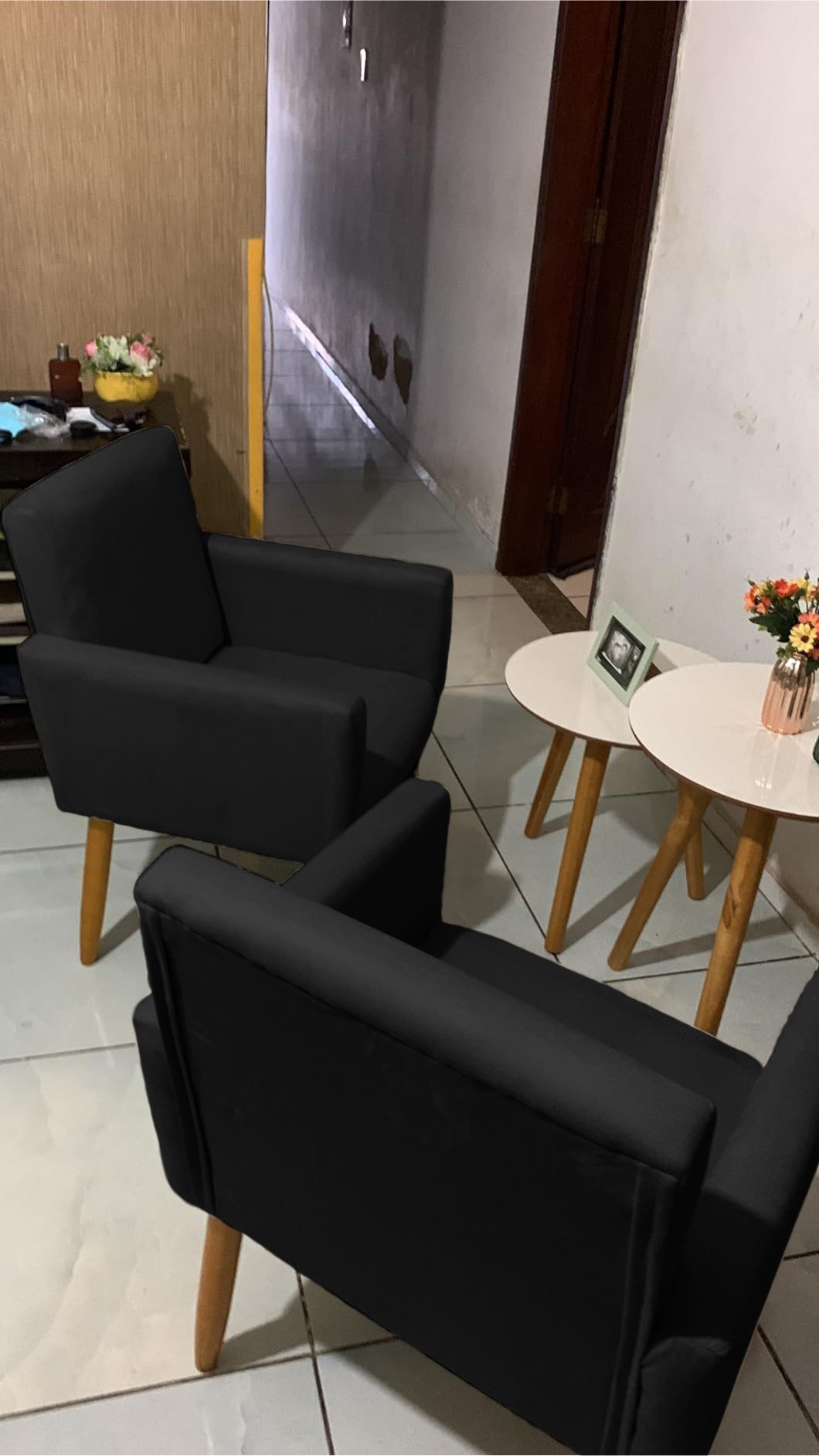 Poltrona Resistente para Recepção Confortável Escritório MOBLAN decor