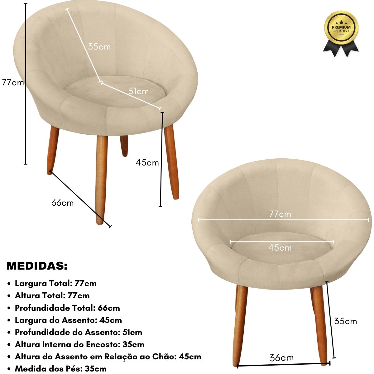 Poltrona moderna confortável para Sala de espera Recepção MOBLAN decor