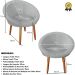 Poltrona moderna confortável para Sala de espera Recepção MOBLAN decor