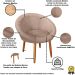 Poltrona moderna confortável para Sala de espera Recepção MOBLAN decor