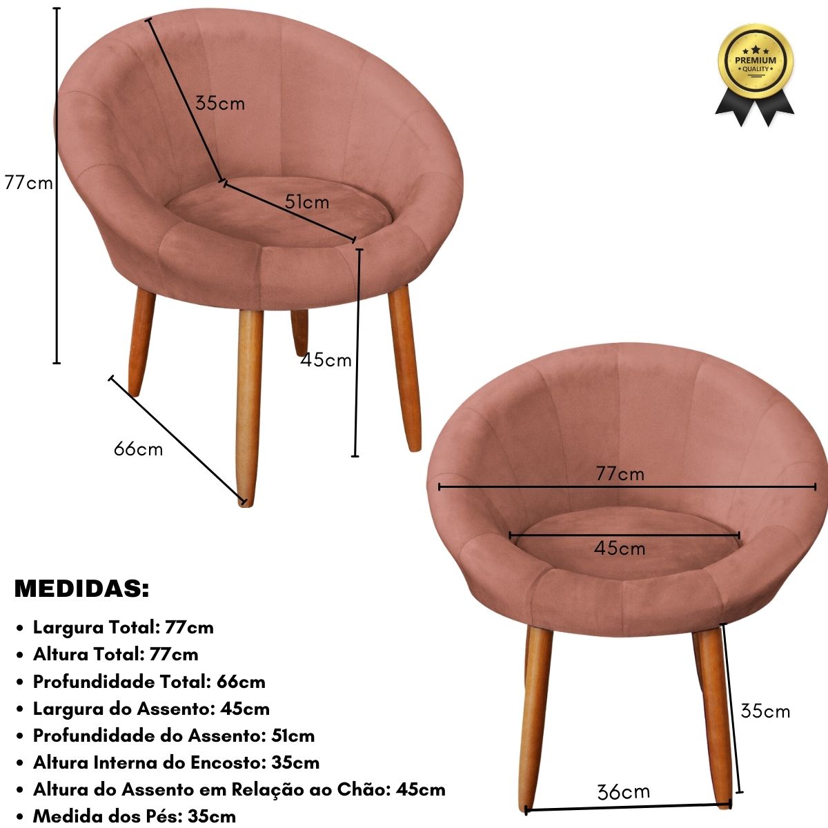 Poltrona moderna confortável para Sala de espera Recepção MOBLAN decor